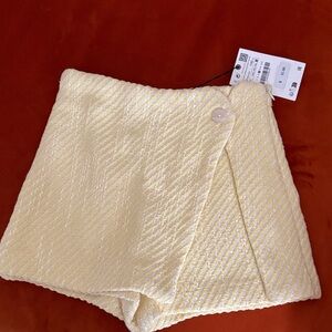 Zara Cream Kids Skort